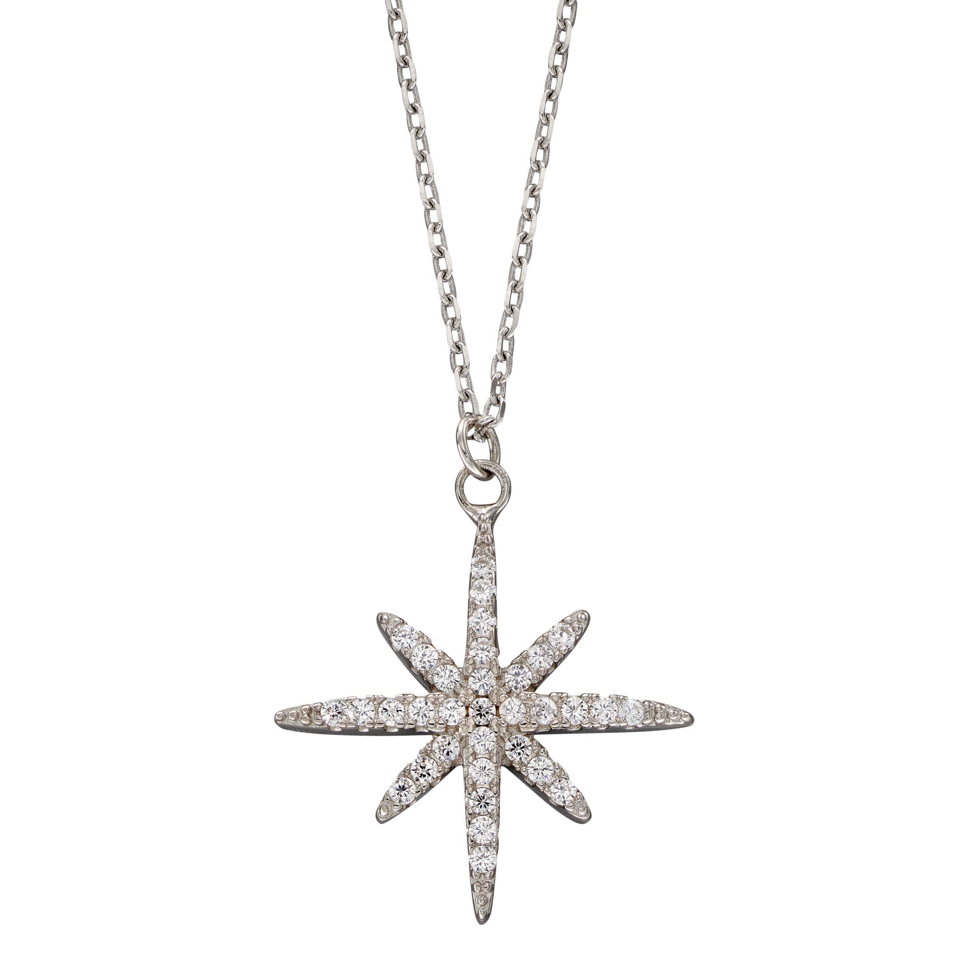 Beginnings Collier mit Sterndesign und Zirkonia
