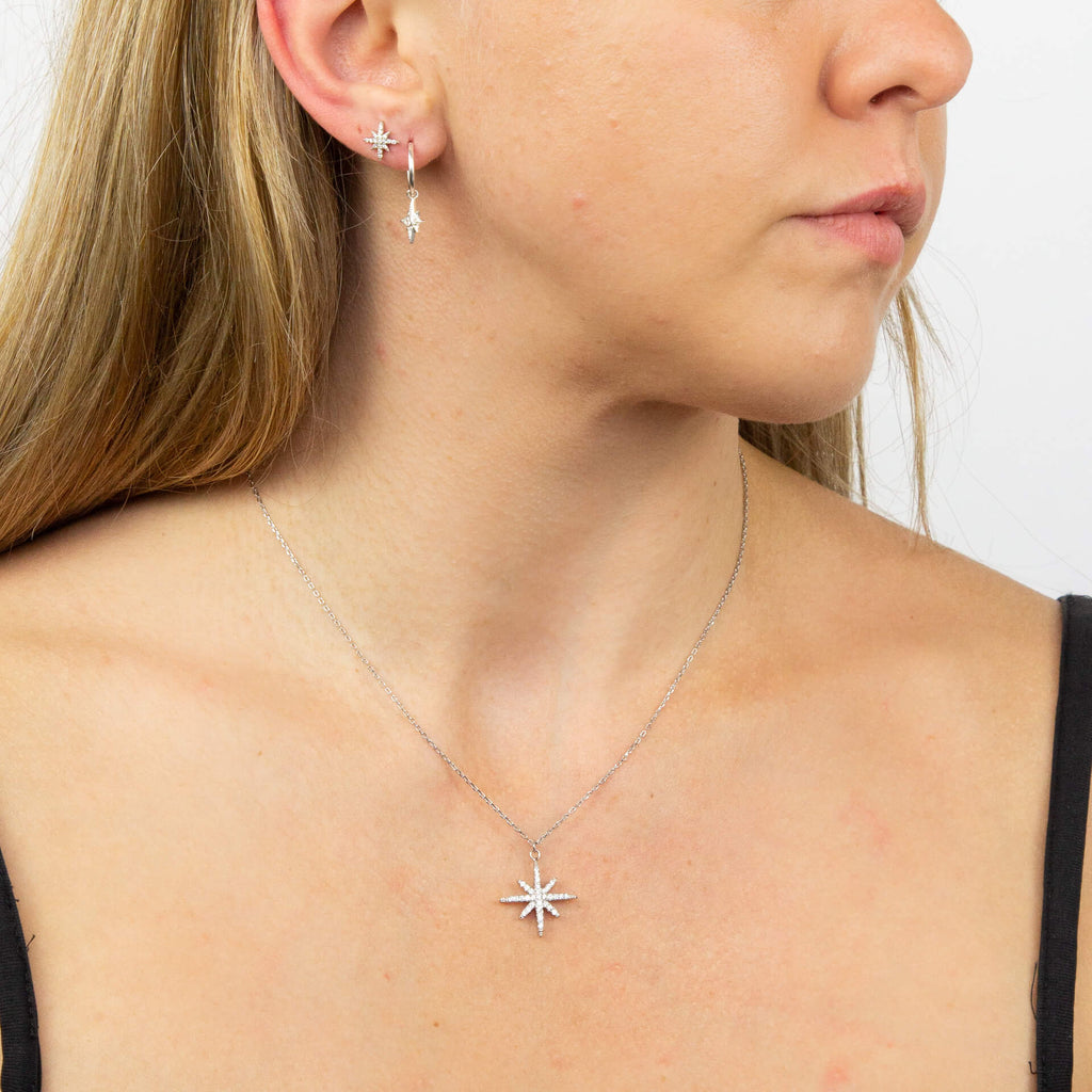 Beginnings Collier mit Sterndesign und Zirkonia