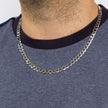 Fred Bennett Heavyweight Diamond Cut Curb Chain Necklace