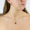 Beginnings Elongated Octagon Crystal Drop Earrings