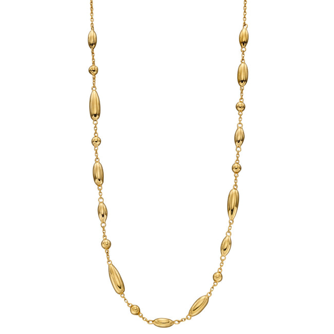 Collar con colgante de botón de flor Beginnings