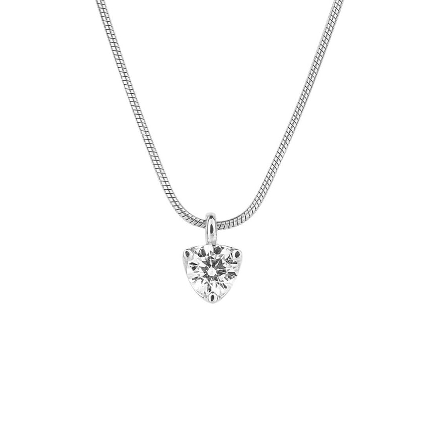 Diamonfire Three Claw Snake Chain Necklace