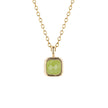 D For Diamond Semi-Precious Birthstone Necklace with Diamond Tag