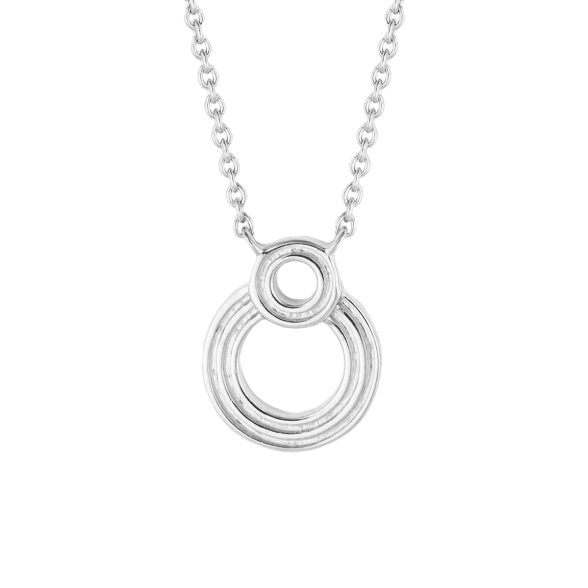 Halskette „Beginnings Ridged Double Open Circle“