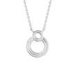 Halskette „Beginnings Ridged Double Open Circle“