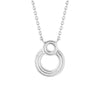 Halskette „Beginnings Ridged Double Open Circle“