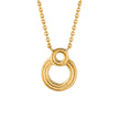Halskette „Beginnings Ridged Double Open Circle“