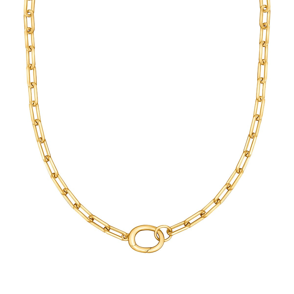Beginnings Open Link Charm Carrier Necklace