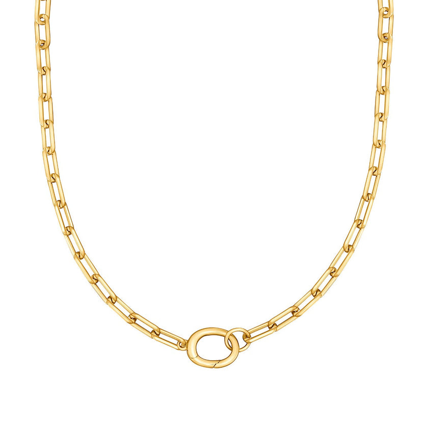 Beginnings Open Link Charm Carrier Necklace