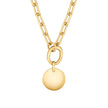 Beginnings Open Link Charm Carrier Necklace