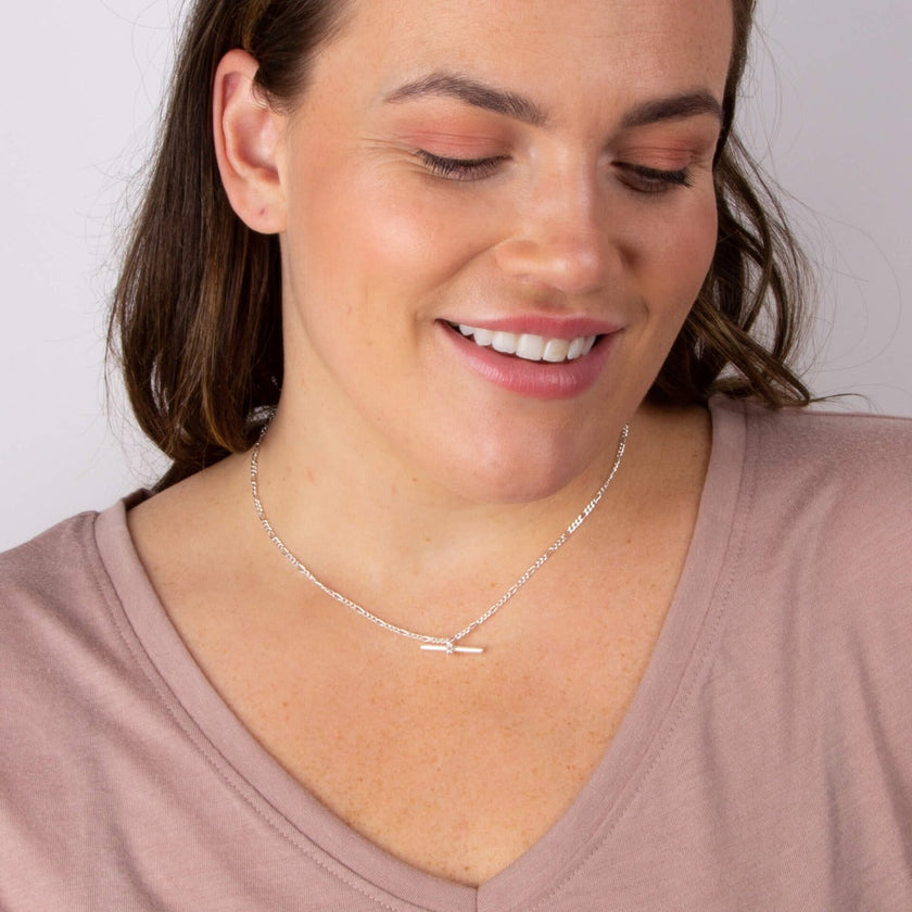 Beginnings T-Bar Link Chain Necklace
