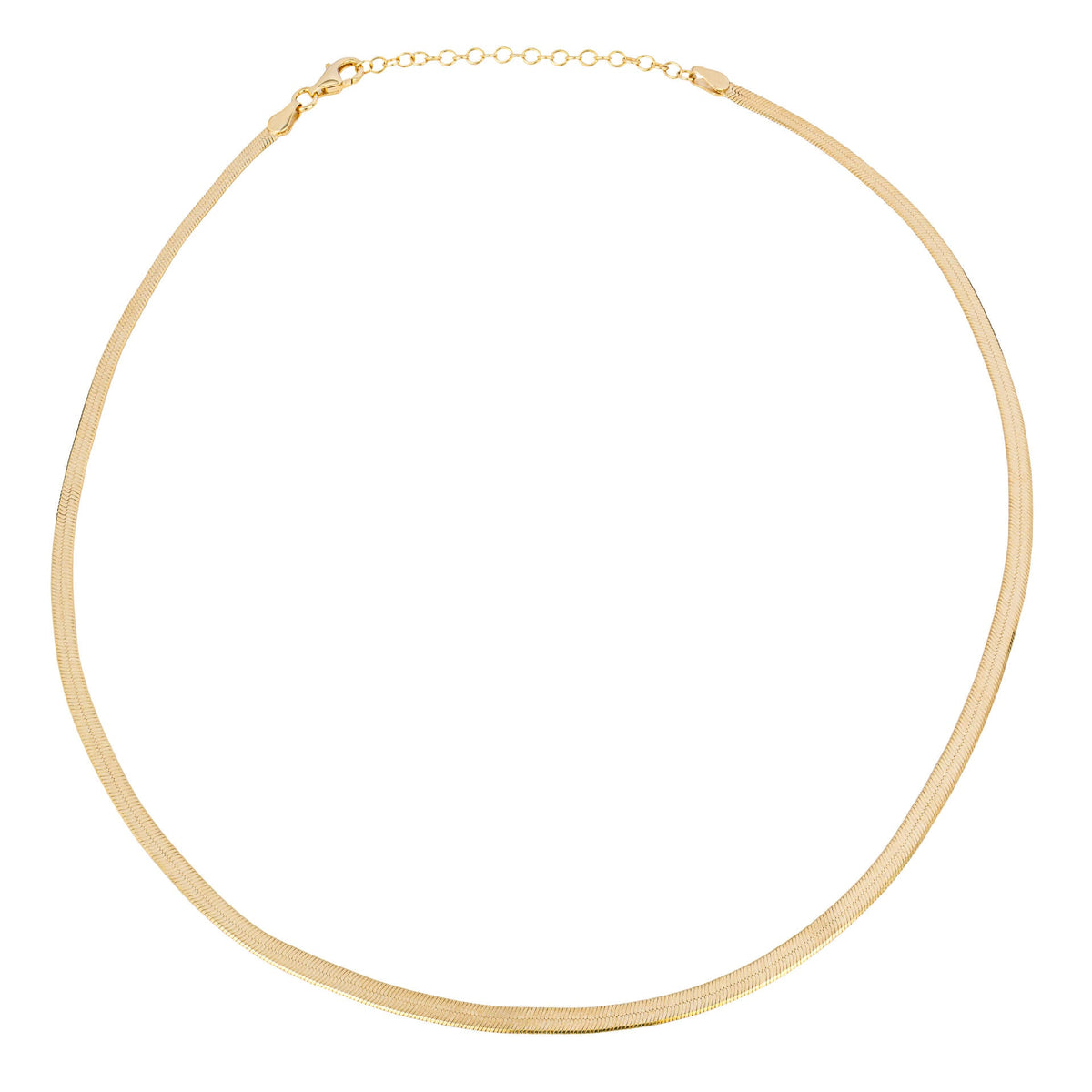 Beginnings Flat Herringbone Chain Necklace