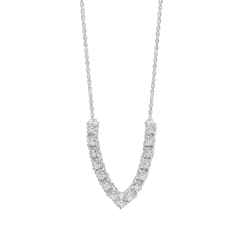 Beginnings V Shape Statement Necklace