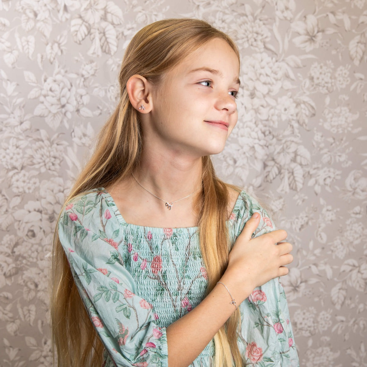 Laura Ashley Fashion Children’s Ribbon Bow Bracelet