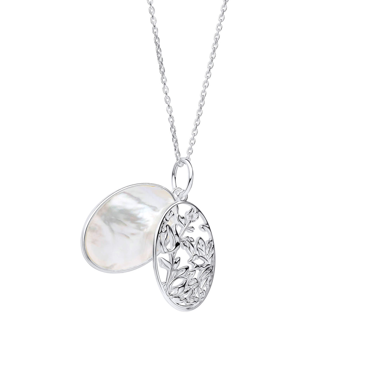 Laura Ashley Silver Lambton Garden Necklace