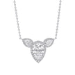Diamonfire Triple Teardrop Statement Necklace