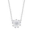 Laura Ashley Silver Thorncliff Daisy Necklace