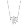 Laura Ashley Silver Thorncliff Daisy Necklace