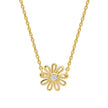 Laura Ashley Silver Thorncliff Daisy Necklace