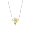 Laura Ashley Silver Heritage Daffodil Necklace