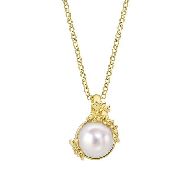 Laura Ashley Silver Ickleford Tulpen Süßwasserperlenkette