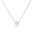 Diamonfire Solitaire Bezel Zirconia Necklace