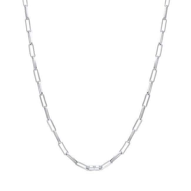 Diamonfire Open Link Chain Necklace