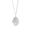 Laura Ashley Silver Broadoak Locket Necklace