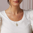 Laura Ashley Silver Broadoak Locket Necklace