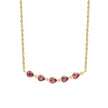 Collar Laura Ashley de Plata con Flores Thornage
