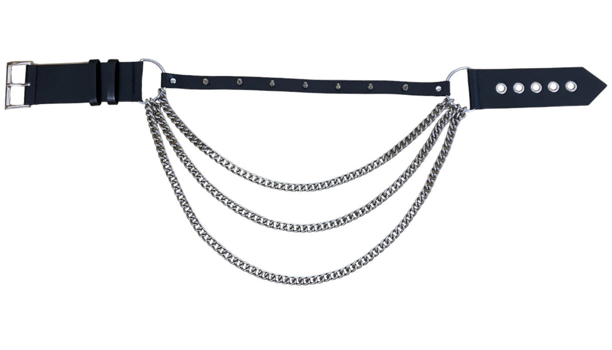 Necessary Evil Nyx Asymmetric Chain Belt