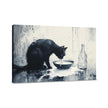 Midnight Milk Spillage Canvas