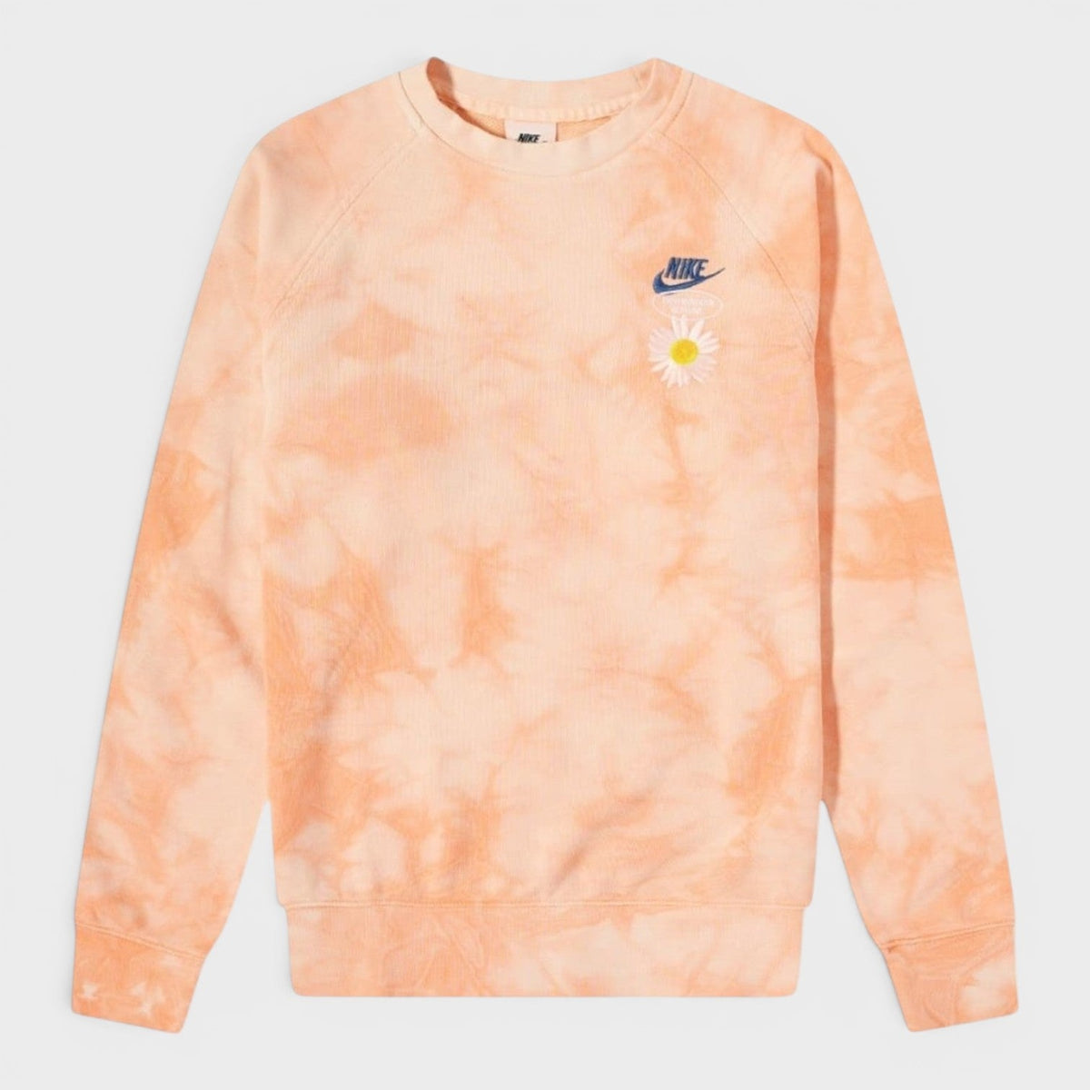 Bluza dresowa typu crewneck z dzianiny French Terry z efektem tie-dye