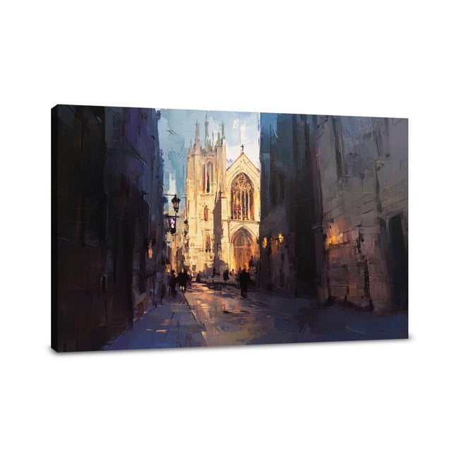 Canterbury Cathedral Twilight Canvas