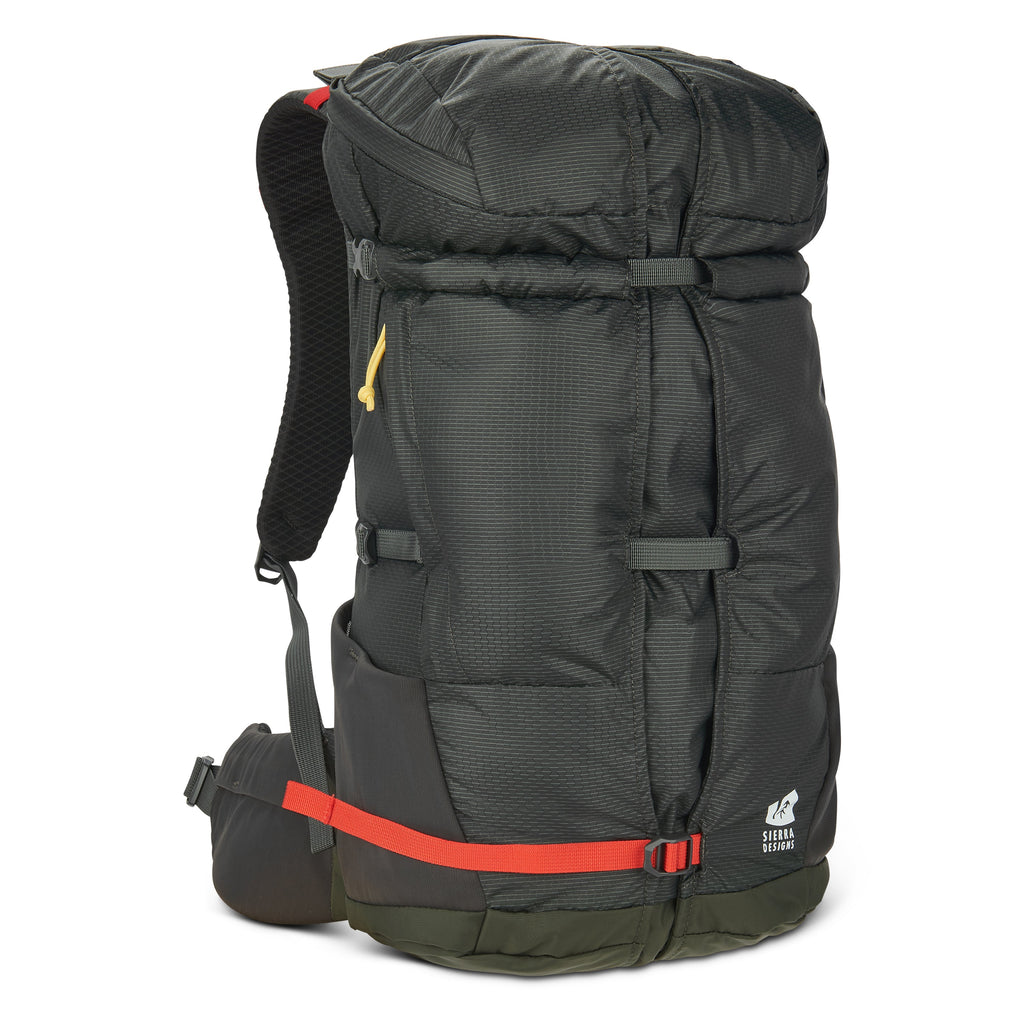 Mochila Sierra Designs Flex Hike 20L-30L - Peat/Fiery Red