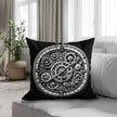 Intricate Time: Clockwork Cotton Cushion