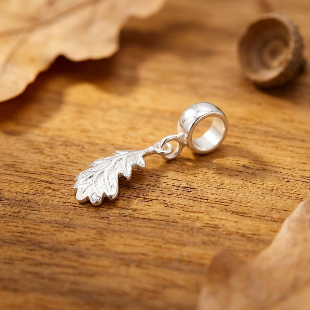 Oak Leaf Silver Charm