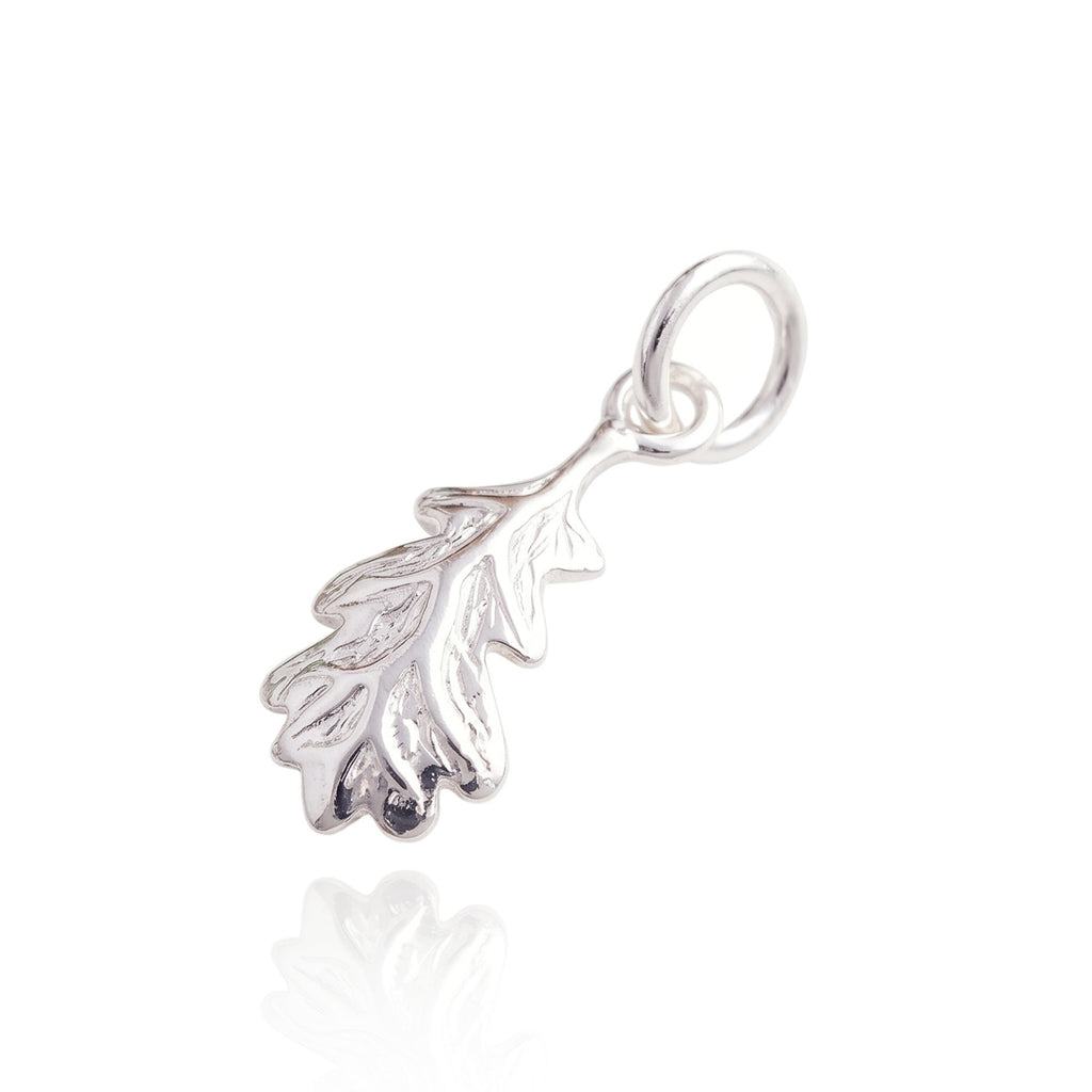 Oak Leaf Silver Charm