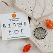 Oktagonaler Vegvisir Wikinger Runen Personalisierter Silberkette