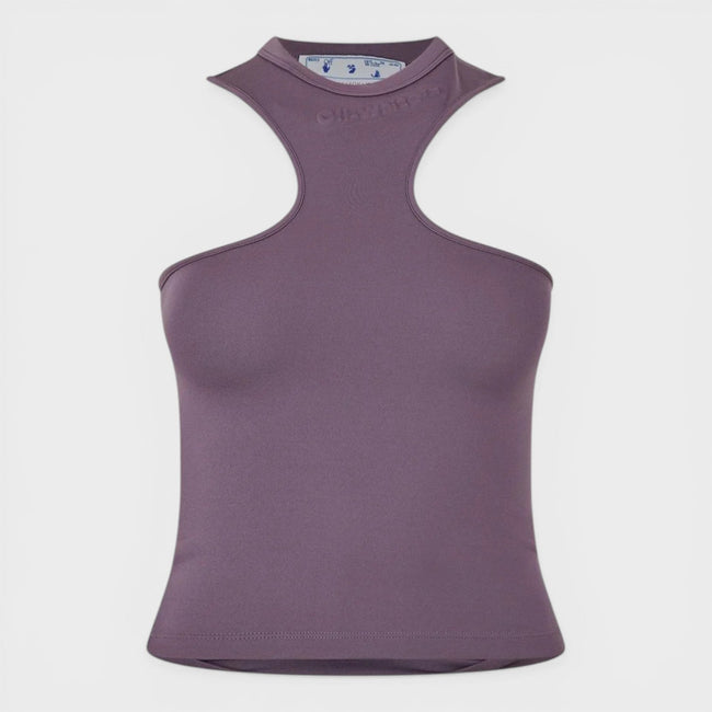 Elegantes asymmetrisches Ruder-Top Violett