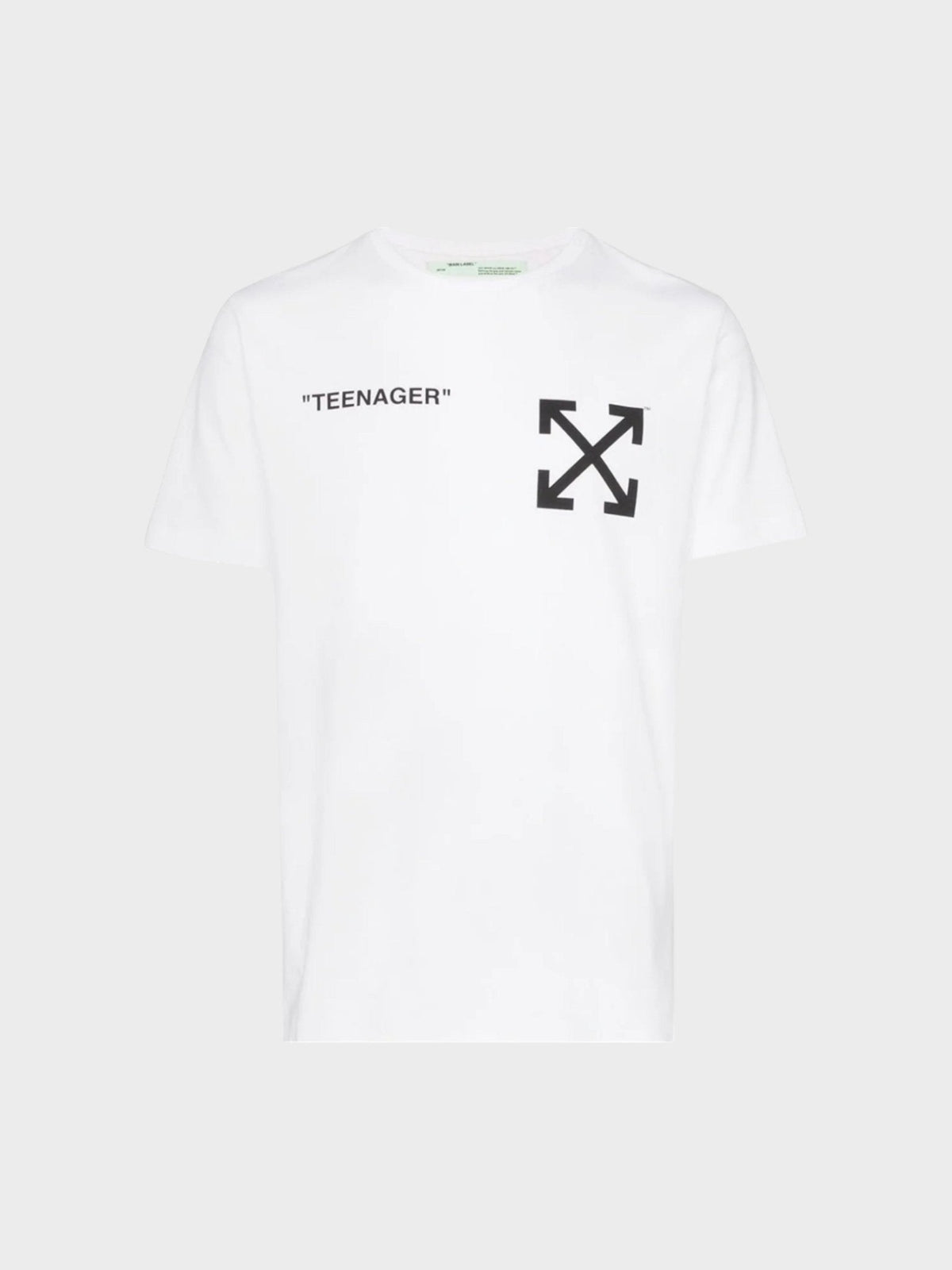 Off-White Flamed Bart Slim Tee White