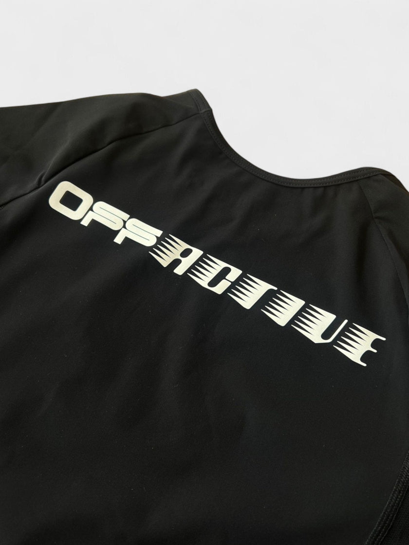 Off-White Logo Print Performance Top Black