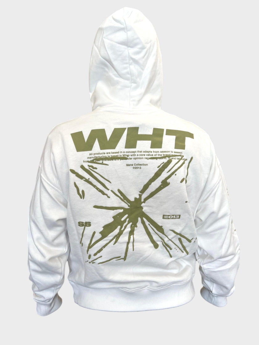 Off-White Splash Arrow Skate Hoodie White
