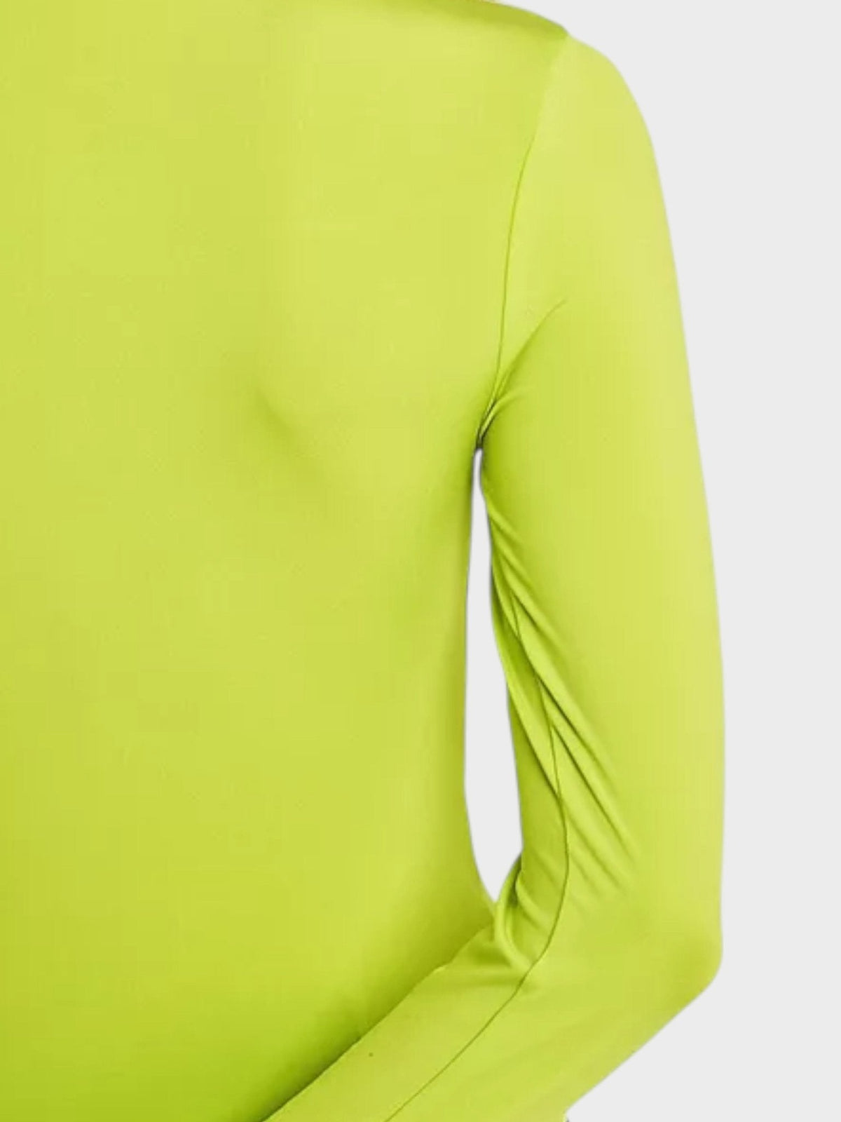 Off-White Stamp Long Sleeve Turtleneck Yellow