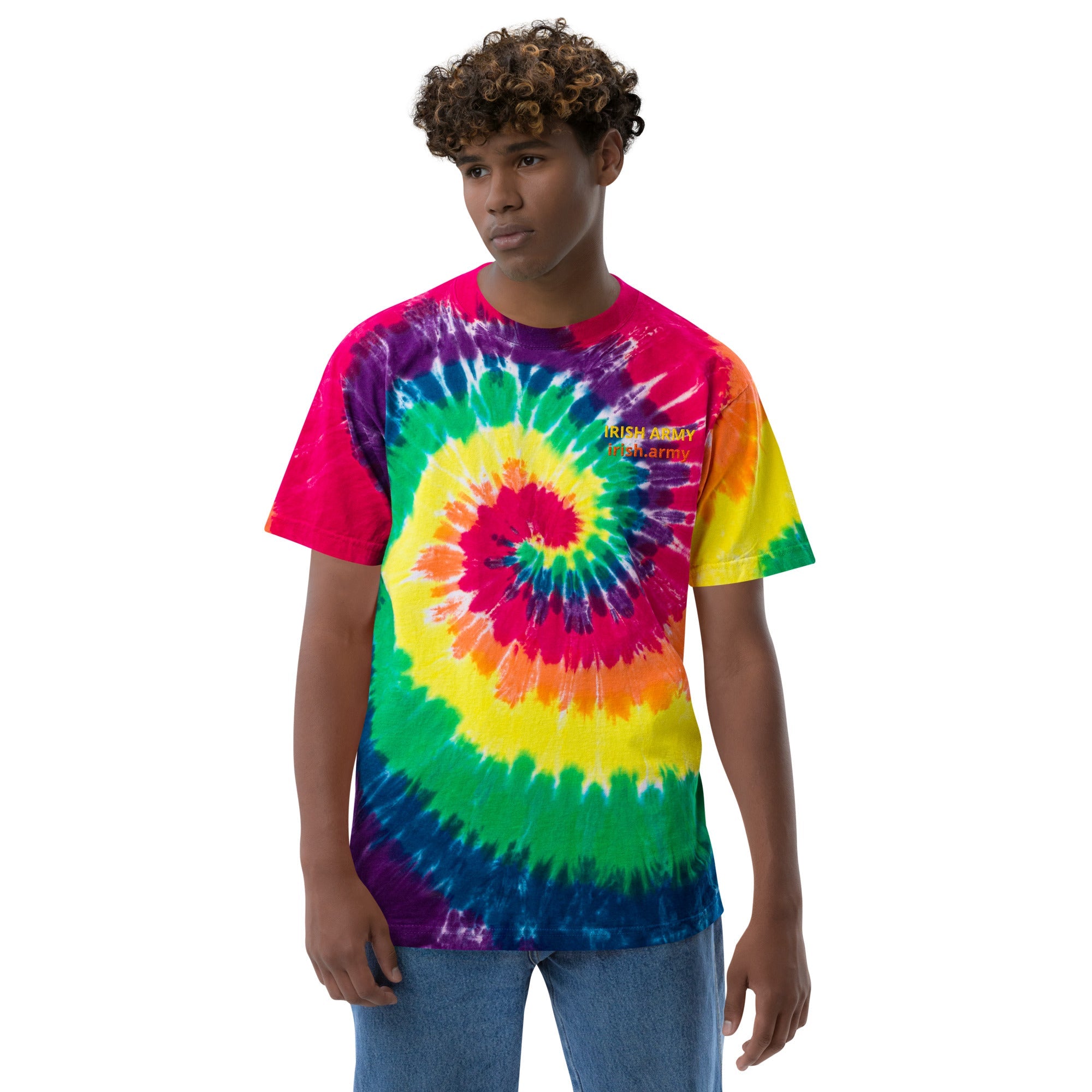 Irish Army - Oversized Tie-dye T-shirt