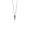 Fred Bennett Black IP Detail Cross Pendant
