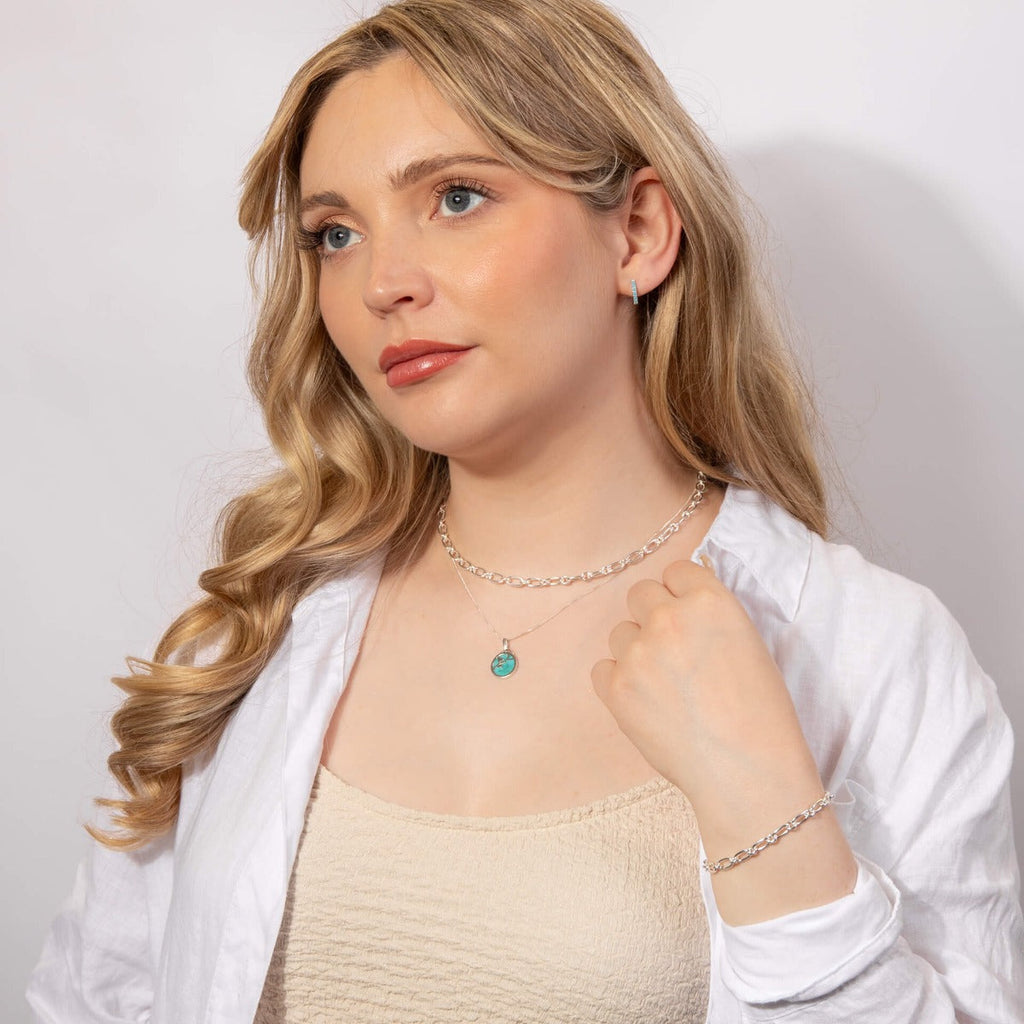 Beginnings Lange Gliederketten-Armband mit Tag