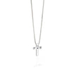 Fred Bennett Cross Pendant with Blue Sapphire Stone