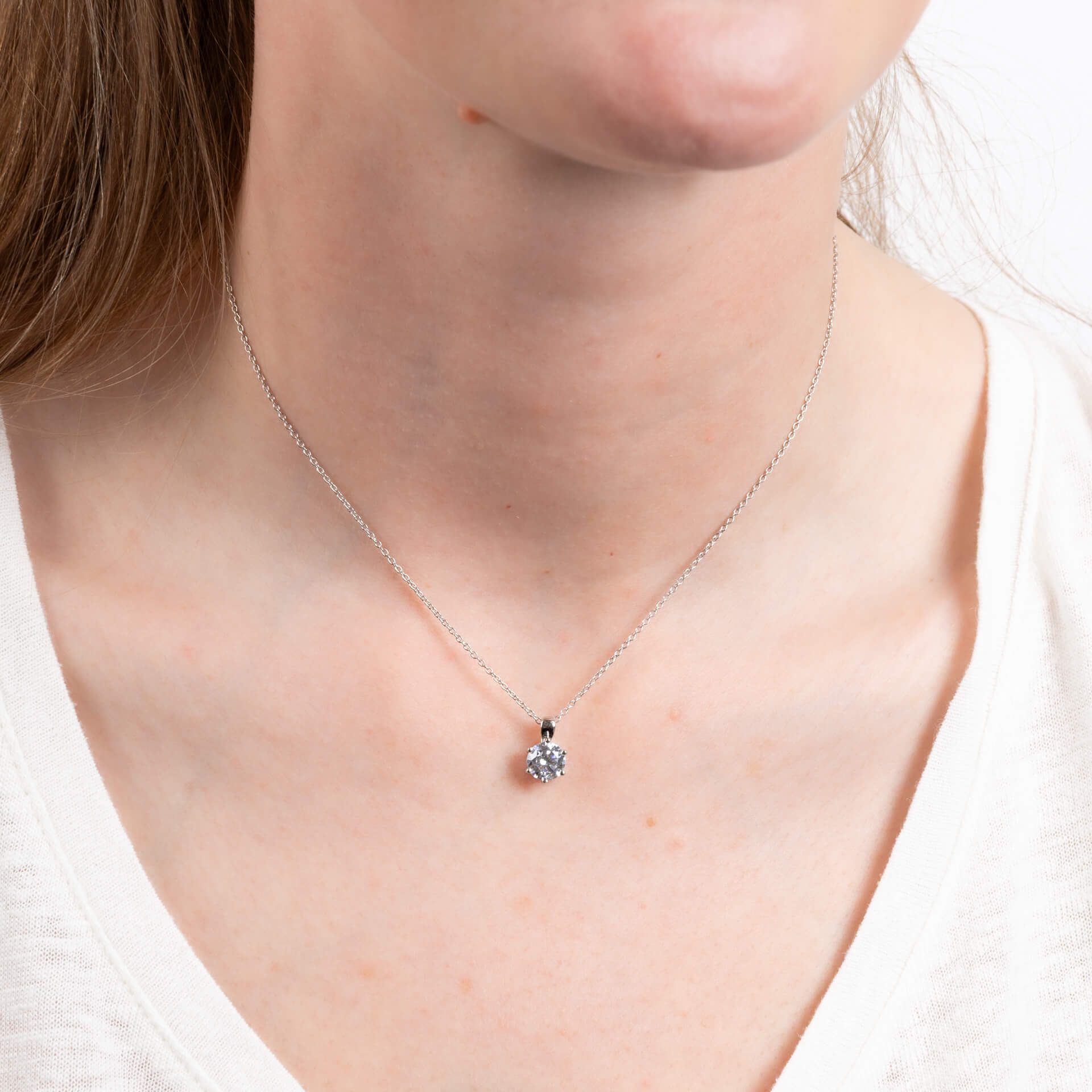 Diamonfire Sechs-Krappen-Anhänger mit Karat