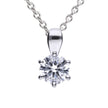 Diamonfire Six Claw Carat Pendant